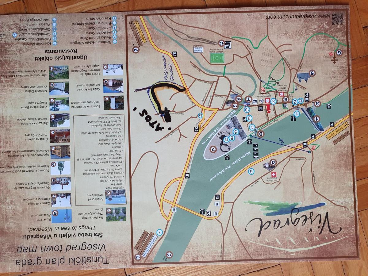 Apartman "Athos" Prizemlje Višegrad エクステリア 写真